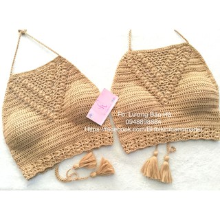 Bikini Crochet Len Móc 2018
