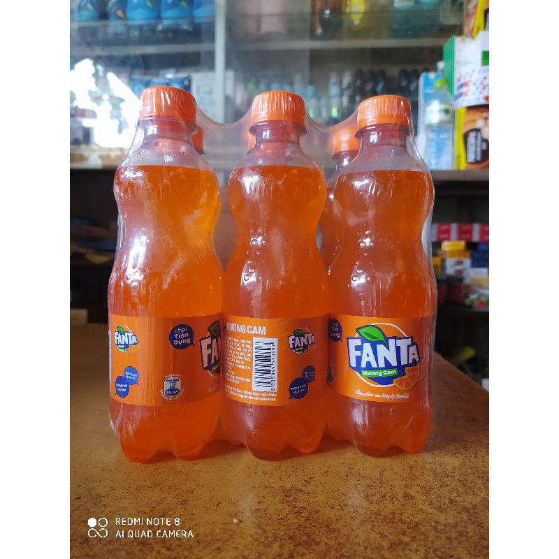 LỐC NƯỚC  FANTA HUONG CAM 390ml