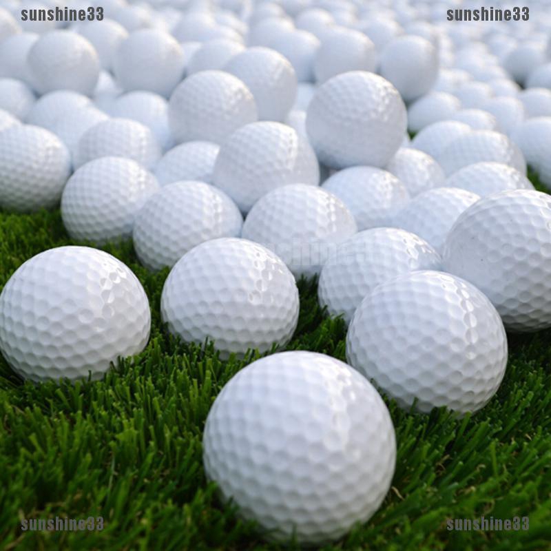 Set 10 Quả Bóng Golf Chất Liệu Xốp PU Màu Trắng