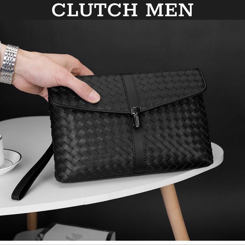 Ví cầm tay nam Hàn Quốc -BH 24tháng-clutch nam GIÁ SẬP SÀN-bên trong lót nhung