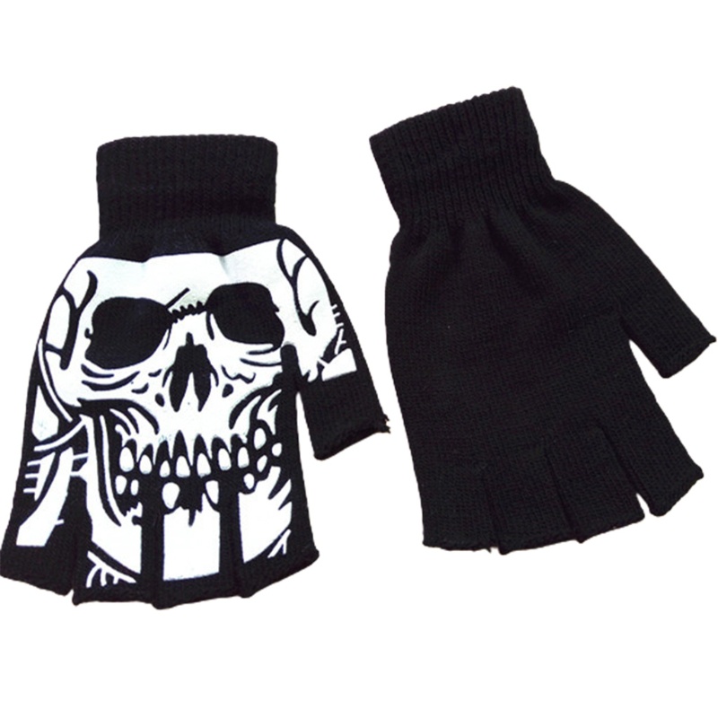 Găng Tay Hình Bộ Xương Dùng Để Biểu Diễn Nhảy Múa Phong Cách Halloween