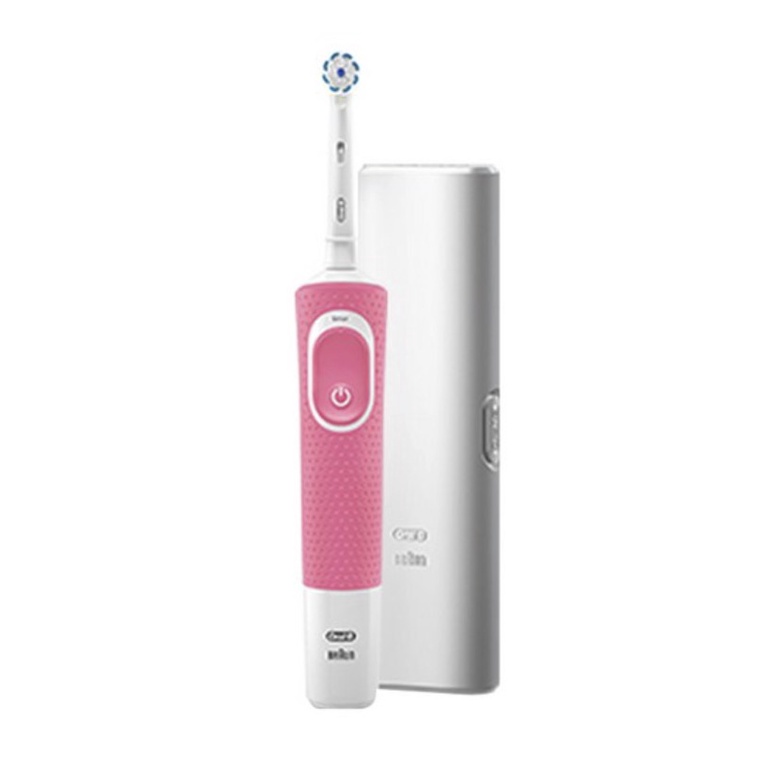 [Hàng chính hãng] Bàn chải đánh răng điện Oral-B PRO 100 + Đầu bàn chải + Vỏ + Bộ sạc [Hàng nội địa Hàn]