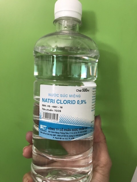 Nước muối sinh lý 3/2 500ml