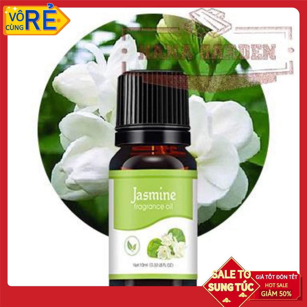 Tinh dầu Hoa Nhài (Lài) Jasmine Essential Oil Thiên Nhiên Nguyên Chất Cao Cấp