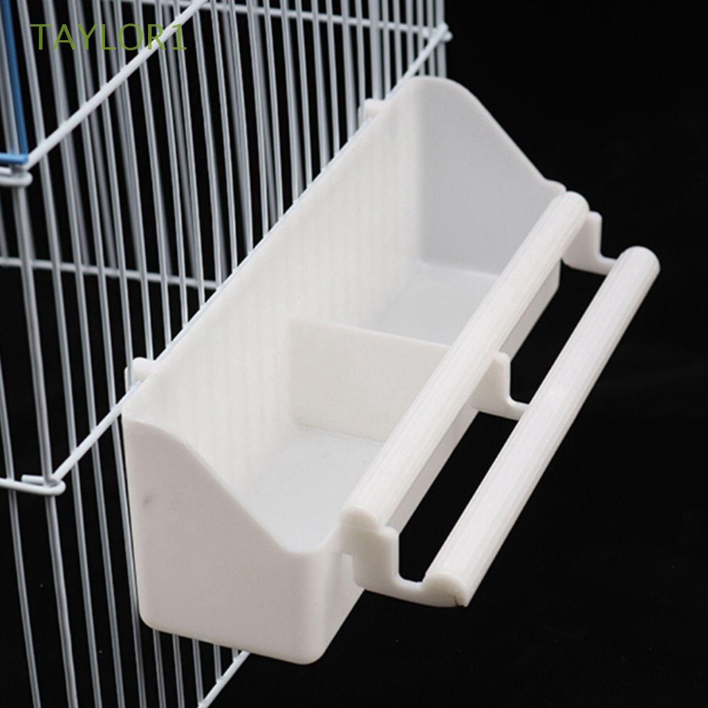 Khay đựng thức ăn cho chim cảnh/thỏ/chim cảnh bằng nhựa có móc treo tiện dụng TAYLOR1