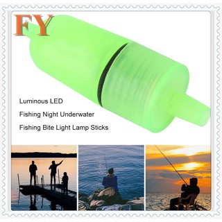 ⚔FY⚔  Đèn LED câu cá dạ quang / 1pc Luminous LED Fishing Night Underwater Fishing Bite Light Lamp Sticks