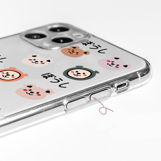 Ốp điện thoại TPU chống trầy họa tiết hình gấu dễ thương cho IPHONE 11 PRO XR/XS/X 7 8 PLUS | BigBuy360 - bigbuy360.vn