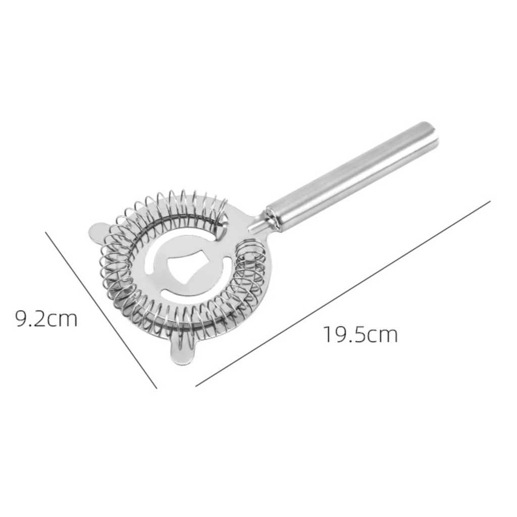 Chặn đá inox, ngăn đá trong pha chế, đồ pha chế chuyên nghiệp, strainers lược đá cho bartender