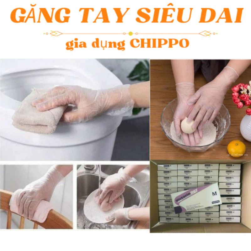 Găng tay victoria dùng 1 lần siêu dai đa năng