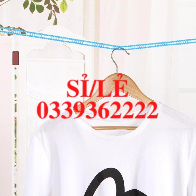 [ COCOLOVE ] Dây phơi quần áo - Dây phơi đồ thông minh dài 5m không cần cặp  HAIANHSHOP