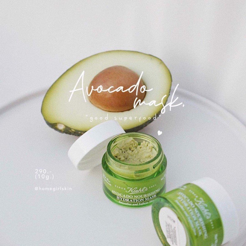 [100% AUTH]-MINISIZE- Mặt Nạ Bơ Cấp Ẩm Kiehl's  Avocado Nourishing Hydrating Mask 14G