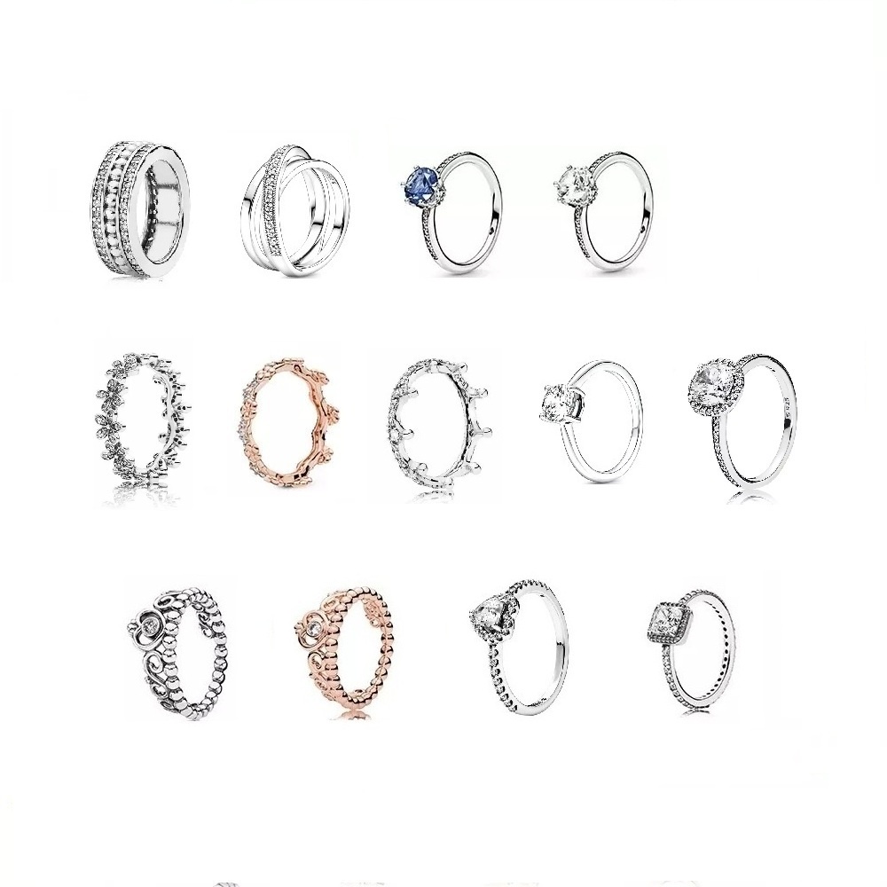 Nhẫn vương miện 6 chấu mặt đá- Mã sản phẩm VENUSN4