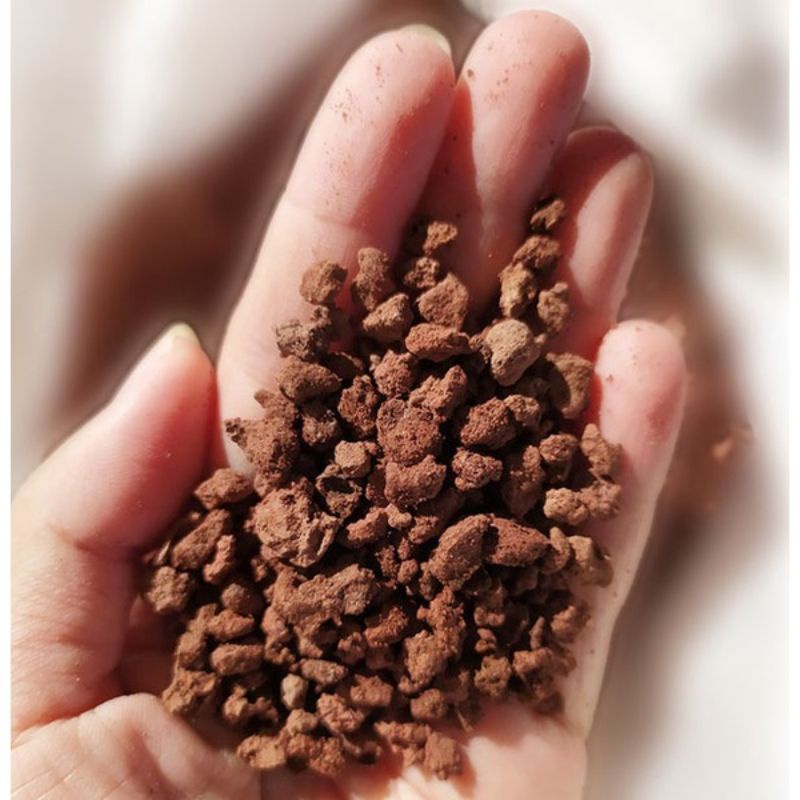 Đá nham thạch rải bề mặt cây xương rồng sen đá - 1kg đá nham thạch đỏ và đen sezi 3-6mm giữ ẩm cho cây và ngăn cỏ dại