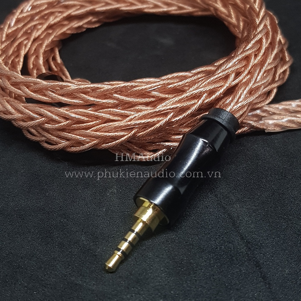 Dây tai nghe đồng OFC 1.2mm tết 8 - Sennheiser IE40 Pro