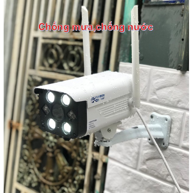 Camera Ngoài Trời 2.0Mpx - Tiếng Việt chống nước cố định(6 ĐÈN) | BigBuy360 - bigbuy360.vn