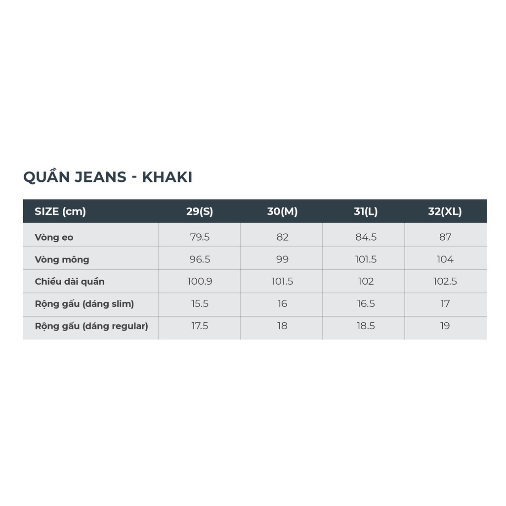 Quần jeans nam 8BJ20A001 Canifa