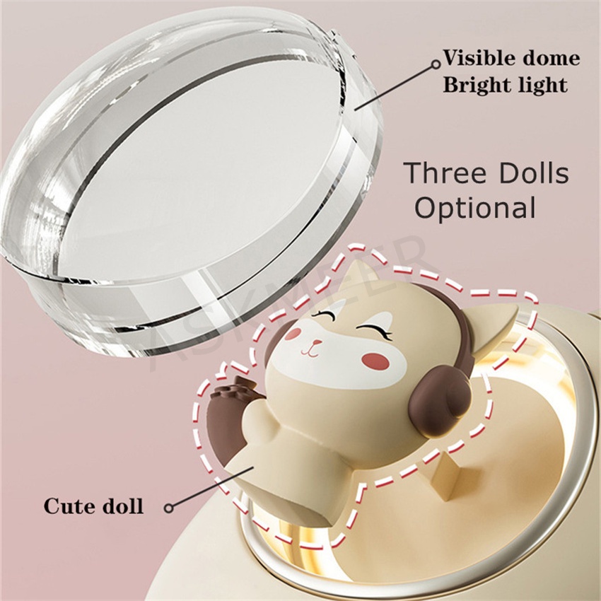 Tai Nghe Chụp Tai Bluetooth Không Dây Tích Hợp Mic Và Đèn LED Dễ Thương Cho Điện Thoại PS4