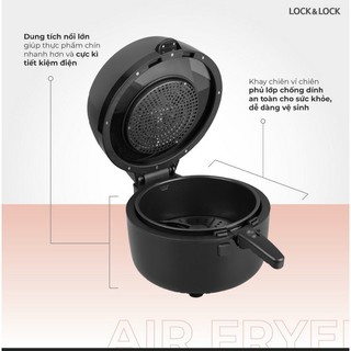 Nồi chiên không dầu Lock&Lock EJF586BLK 6.5L