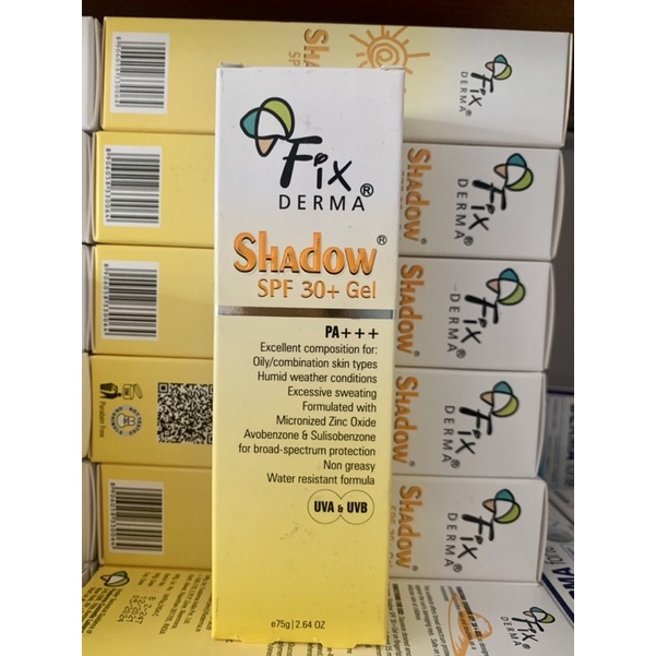 Gel Chống Nắng Fixderma Phù Hợp Cả Da Mụn Nhạy Cảm Fixderma Shadow SPF 30+ Gel 75g