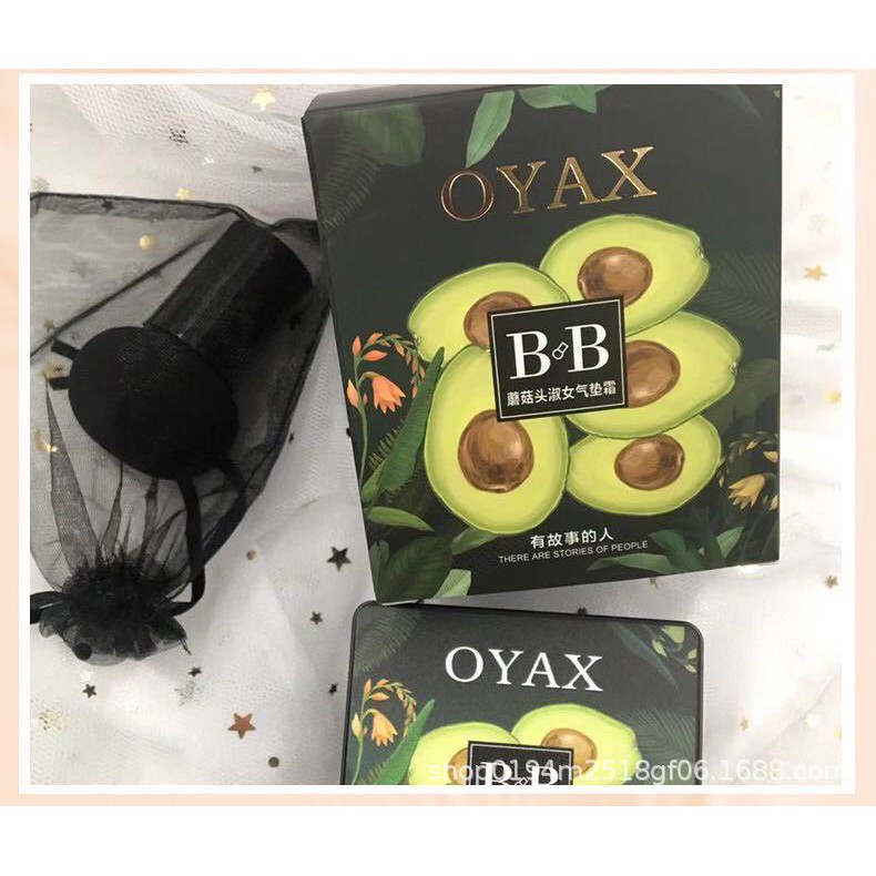 Phấn tươi vị bơ BB OYAX kèm bông phấn cao cấp KB G411