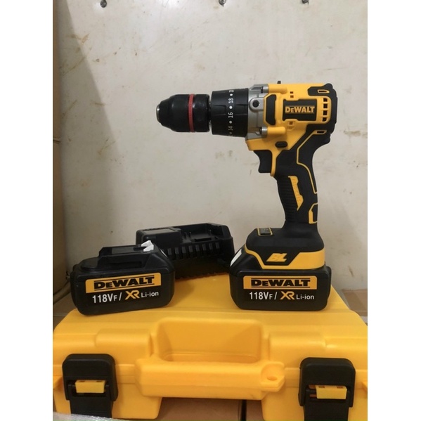 Khoan Pin DW 199v Đầu Khoan 13 Ly ( Chạy Từ Không Chổi Than) Giá Tốt