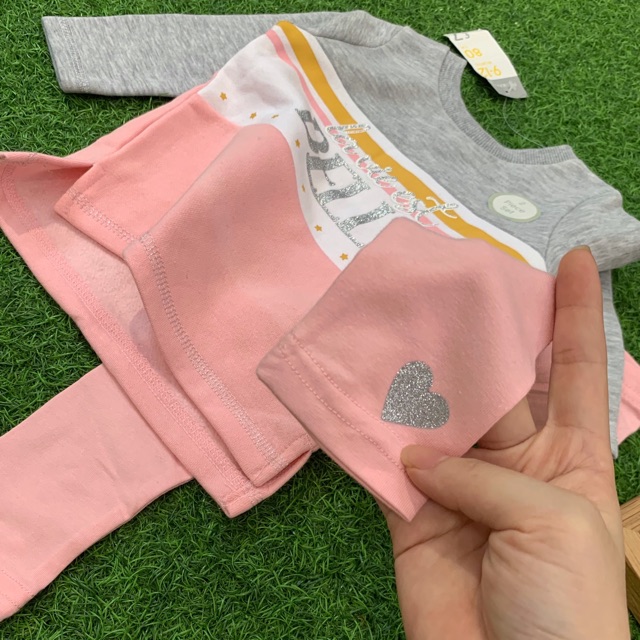 Bộ nỉ Belle hồng ghi | BigBuy360 - bigbuy360.vn