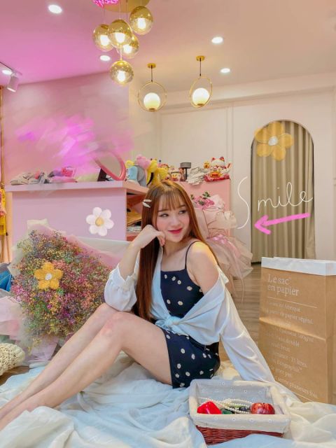 set đầm tặng kèm áo khoác siêu xinh