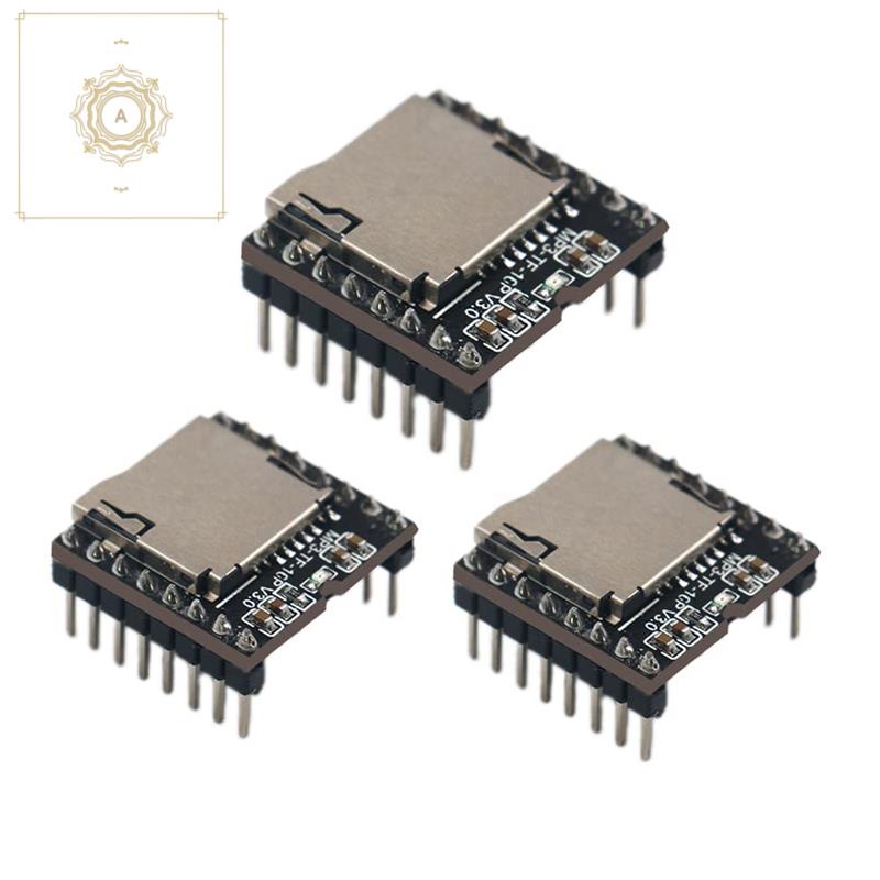 Mini MP3 Player Audio ule MP3 Voice Decode Board DFPlayer with TF Card Slot, for Arduino,Raspberry Pi, AVR, MSP430