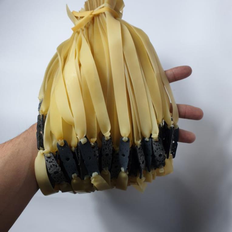 Dây ná cao su, thun ná cao su latex 1.5mm sợi thun siêu bền,màu trắng