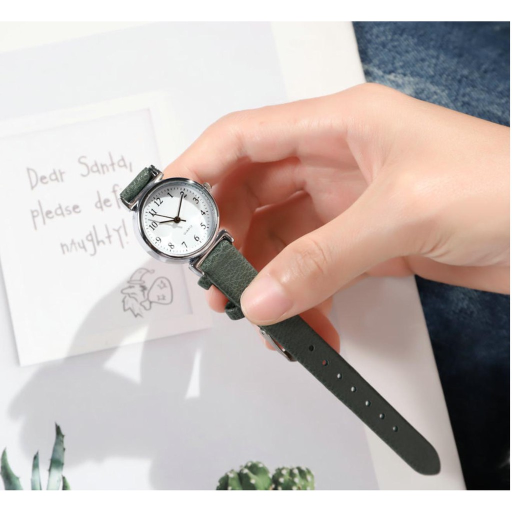 [SIÊU HOT] ĐỒNG HỒ NỮ DÂY DA QUARTZ MẶT TRÒN NHIỀU MÀU MS177 CỰC ĐẸP | BigBuy360 - bigbuy360.vn