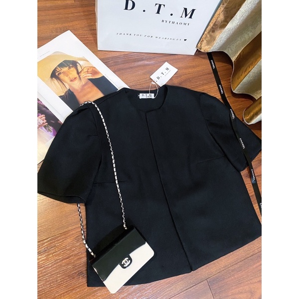 Karine Top - Áo tay bồng thiết kế cao cấp DTM