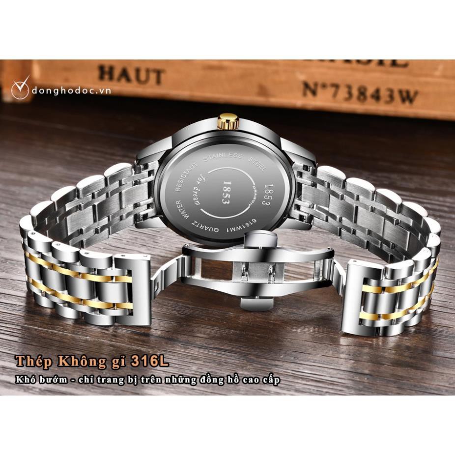 Đồng hồ nam DRAGON kính tráng SAPPHIRE – Dây thép đúc đặt cao cấp [HÀNG XỊN] | BigBuy360 - bigbuy360.vn