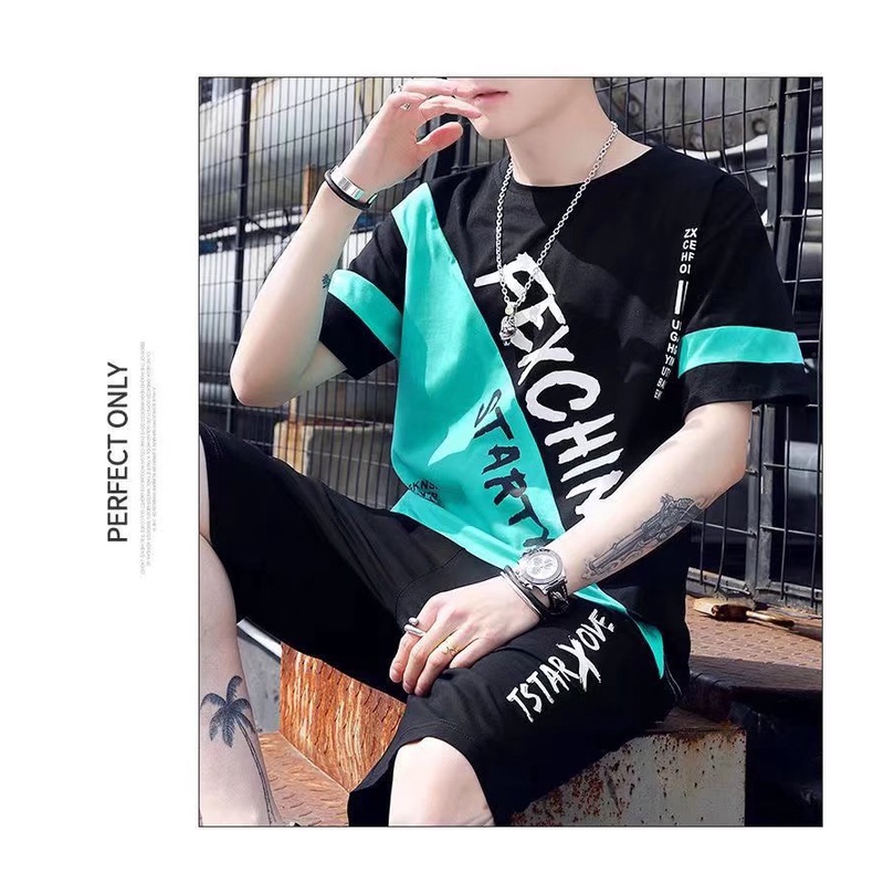 Áo Thun Tay Ngắn Cổ Tròn Oversize M-4XL Dành Cho Nam W04