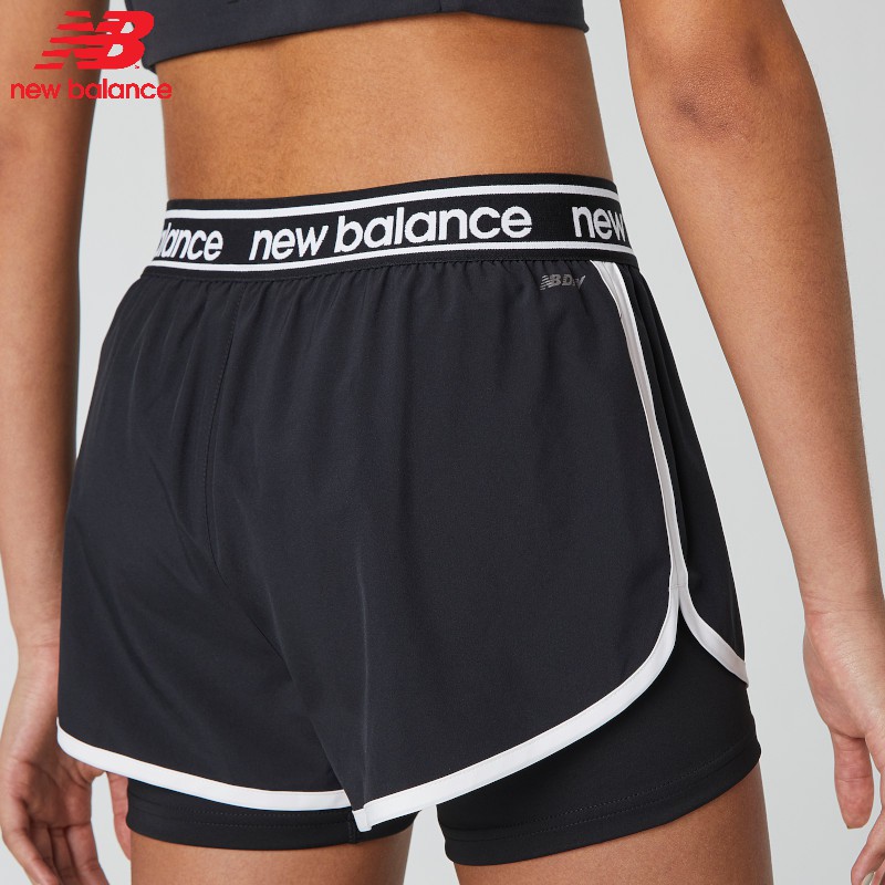 Quần ngắn thể thao nữ NEW BALANCE Performance WS01177BK (form quốc tế)