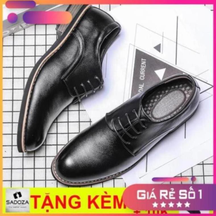 [Sale 3/3] Giày Tăng Chiều Cao Nam - FREESHIP - Giày Nam Công Sở Thời Thượng GD39 Sale 11