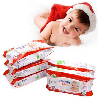 combo 03 gói khăn ướt MOMMY BABY 100 tờ