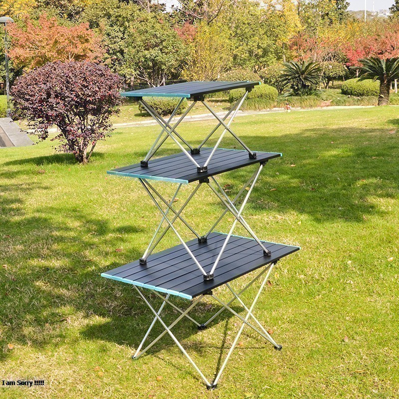 Bàn ghế dã ngoại xếp gọn picnic du lịch gấp gọn bằng hợp kim nhôm nhẹ, gấp gọn, chắc chắn, độ bền cao.