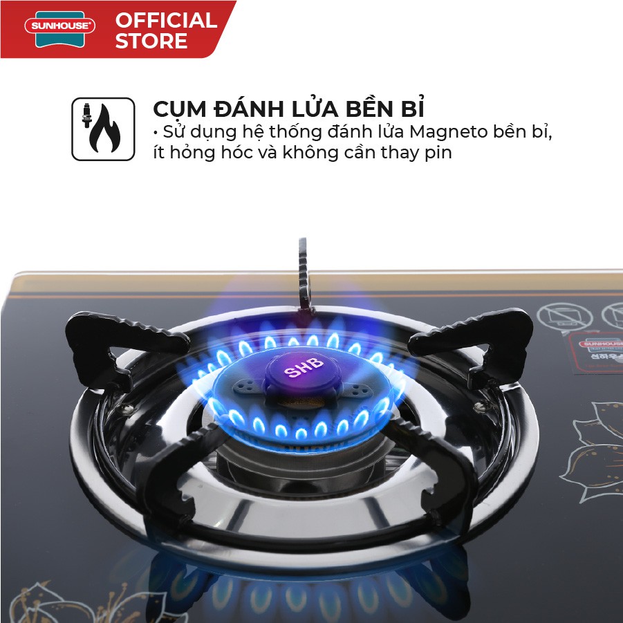 Bếp gas dương kính Sunhouse SHB3226