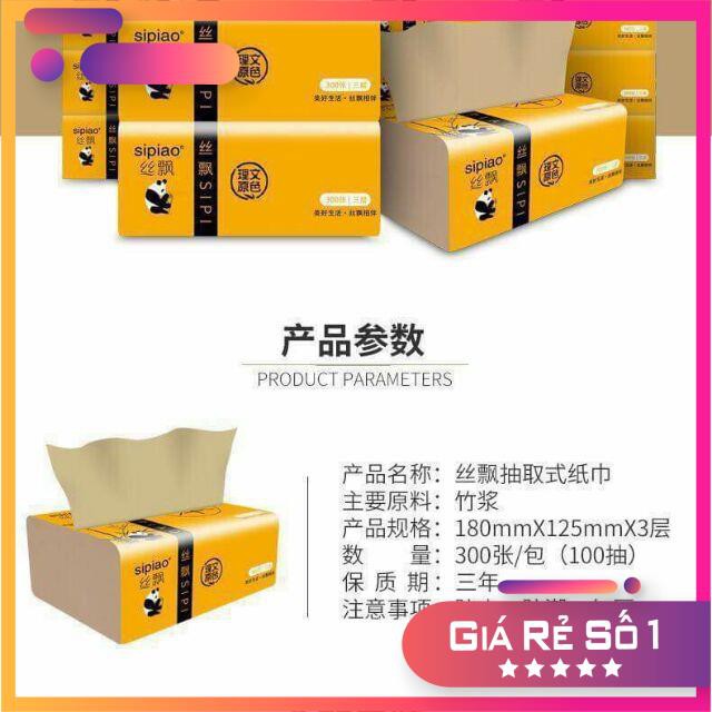 [ SIÊU KHUYẾN MẠI ] 5 gói giấy ăn gấu trúc hàng nội địa Trung Quốc.Không chất tẩy trắng.