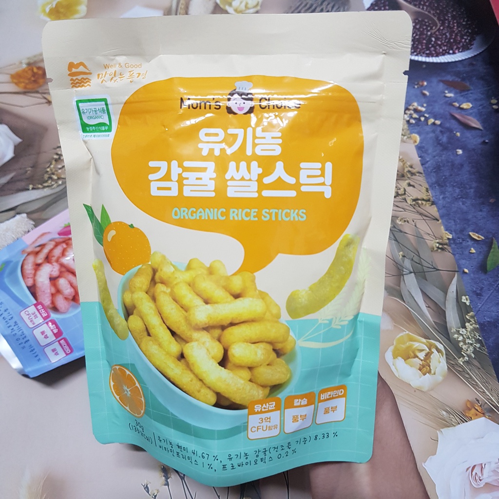 Bánh gạo lứt hữu cơ Mom’s Choice Hàn Quốc 30g