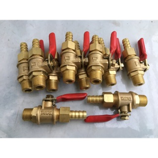 khoá hơi, van gạt khí nén, van đồng loại tốt. MS:VDL28.18-D13