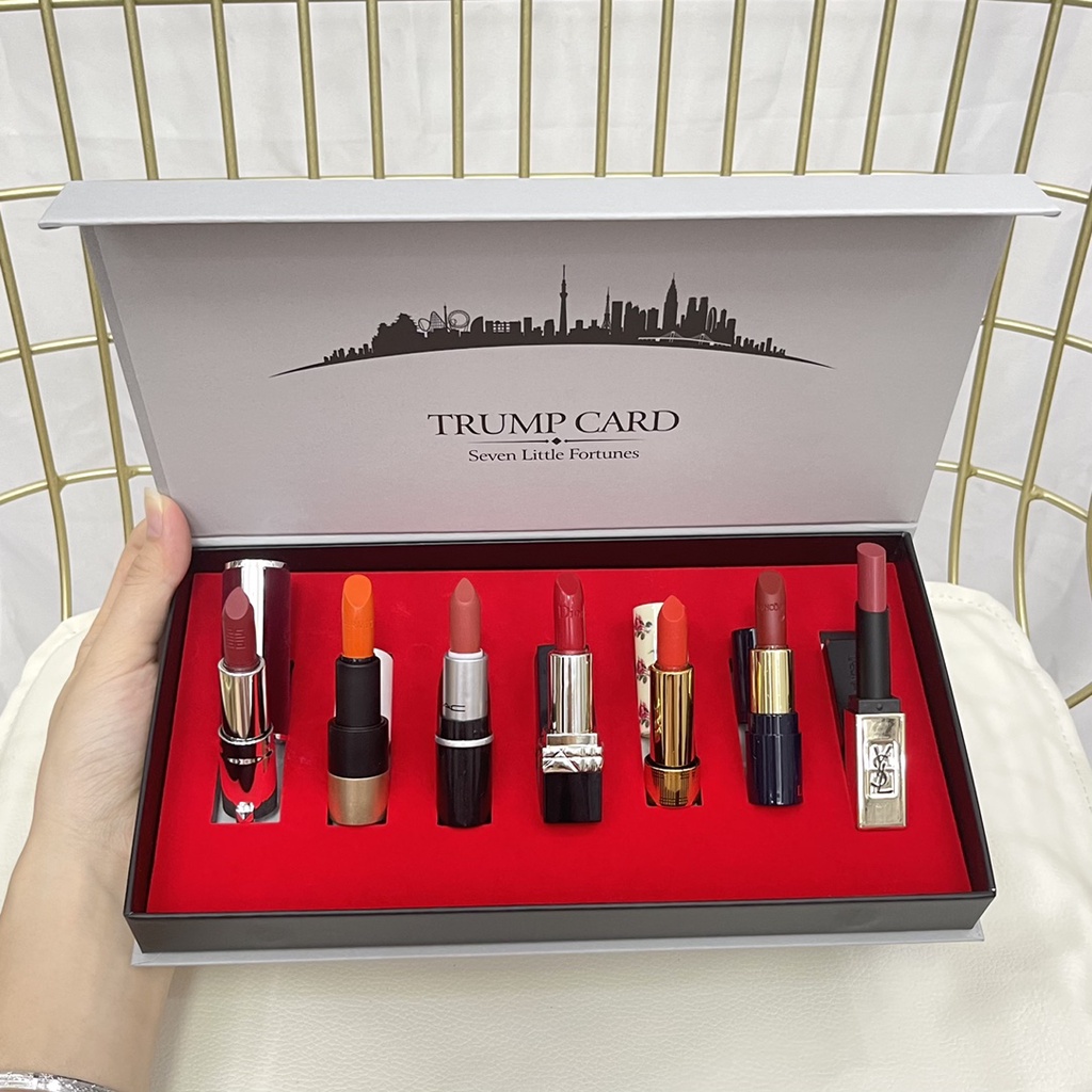 Set 7 thỏi son nhỏ dạng mẫu thử dùng làm quà tặng