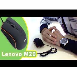 Chuột dây Lenovo M20 nhỏ gọn cực êm và nhạy mouse click- Full Box, Bảo Hành 6 Tháng