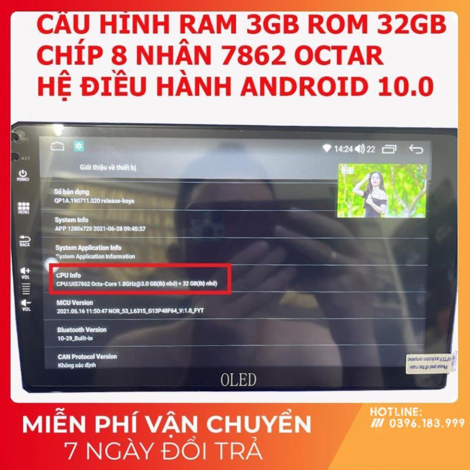Màn Hình Android OLED C8s New 2022, CHÍNH HÃNG OLED Tích Hợp Camera 360 3/32 Chip 8 Nhân 7862 đỉnh nhất phân khúc
