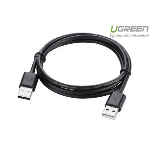 Dây USB 2.0 (đực sang đực) mạ vàng dài 1.5M UGREEN US102 10310 - Hàng Chính Hãng