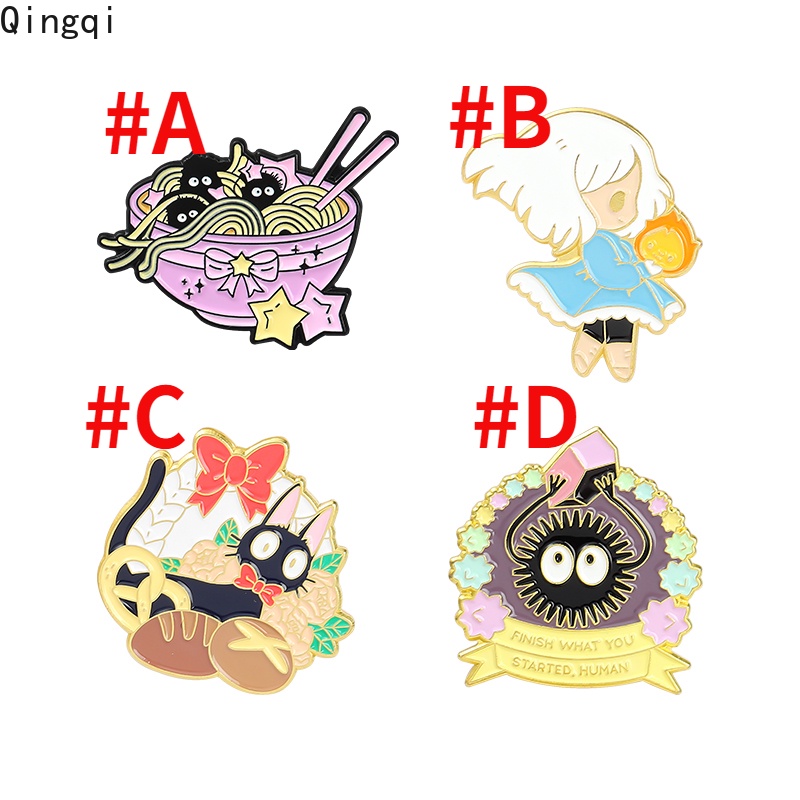 Ghim cài áo MISS ZOE họa tiết hoạt hình phong cách Nhật Bản