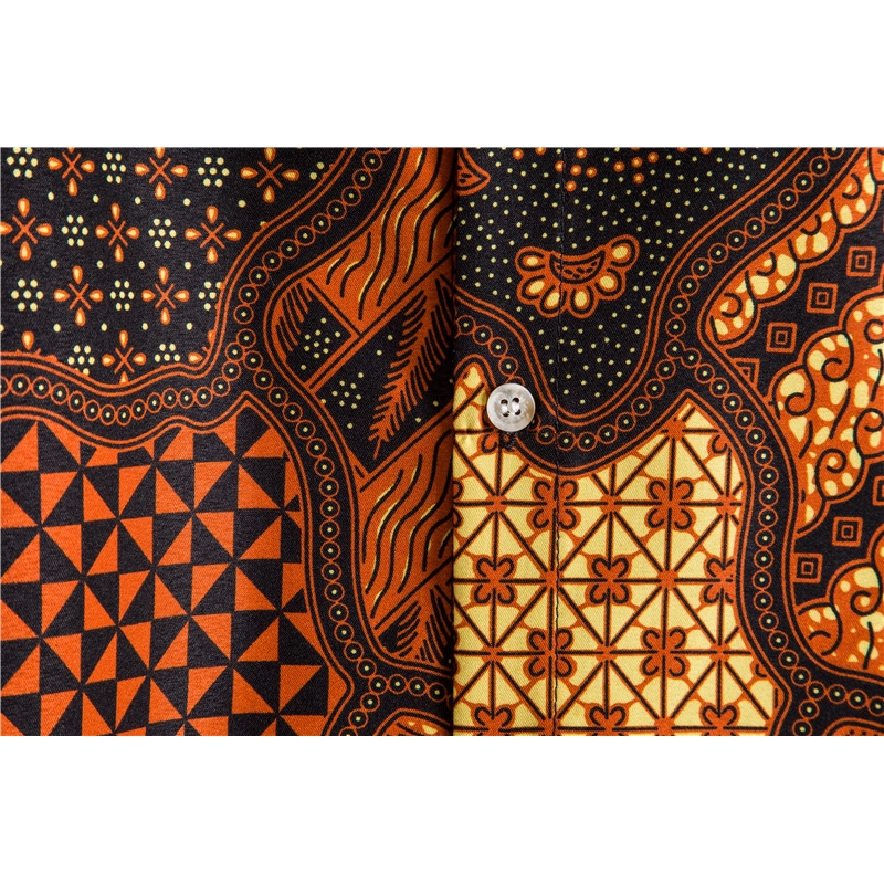 Áo sơ mi ngắn tay in họa tiết trẻ trung thời trang cho nam | BigBuy360 - bigbuy360.vn