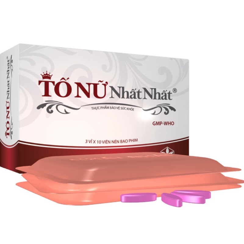 Tố nữ nhất nhất Hỗ trợ cải thiện nội tiêt tố nữ, giảm các triệu chứng bốc hỏa, mất ngủ, sạm da, yếu sinh lý...