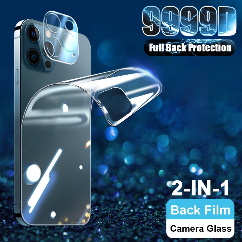 Ốp Điện Thoại Bảo Vệ Ống Kính Máy Ảnh 2 Trong 1 Cho iPhone 14 13 12 11 Pro Max 14 Plus 13 12 mini