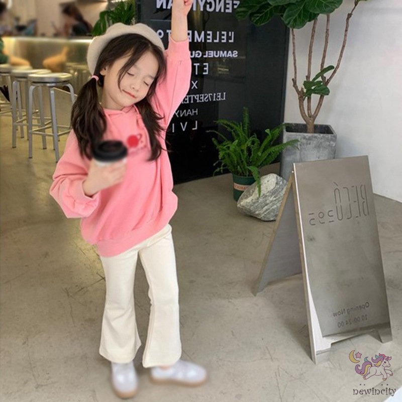 Quần Ống Loe Co Giãn Thời Trang Hàn Quốc Cho Bé Gái